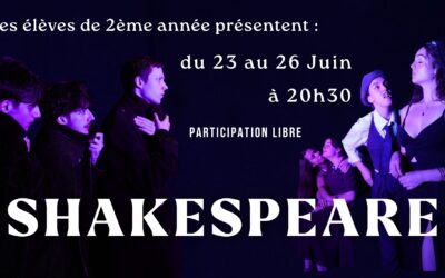 Représentation SHAKESPEARE – 2ème année de LEDA